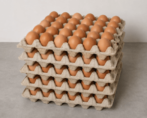 Lot de 5 Tablettes d’Œufs de Poulet – 150 Pièces