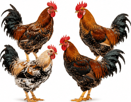 Coq Goliath Adulte Reproducteur - Race Locale Améliorée