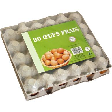 Lot de 10 Tablettes d’Œufs de Poulet – 300 Pièces