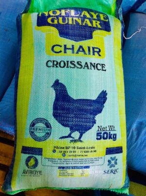 Aliment Poulet de Chair Croissance | 5 tonnes (100 Sacs de 50 kg)